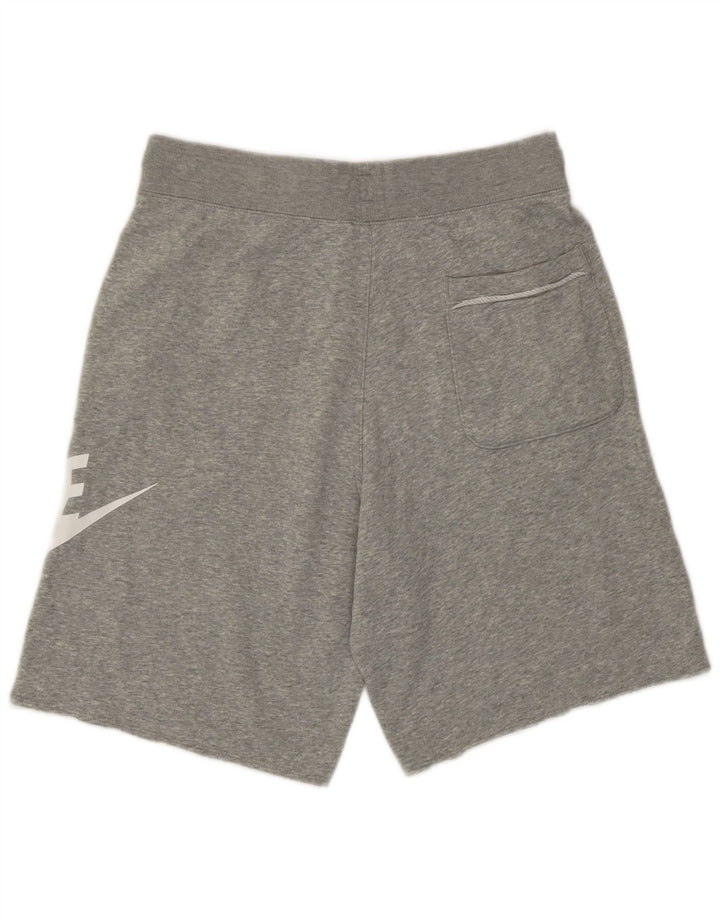 Nike Herren-Sportshorts mit Grafik, Größe S, graue Baumwolle