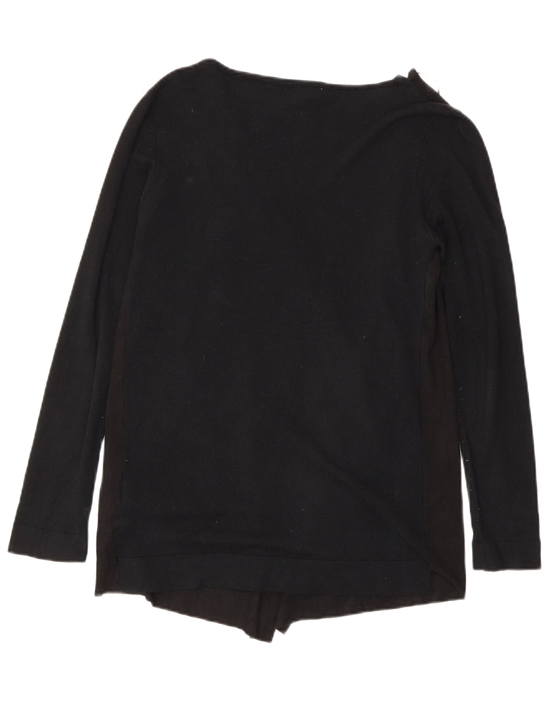 Offener Strickjackenpullover für Herren von Zara, UK 10, Größe S, schwarze Viskose