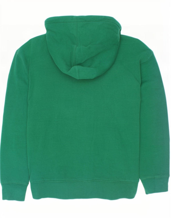 Polo Ralph Lauren Jungen-Kapuzenpullover mit Reißverschluss, 10–11 Jahre, mittelgrüne Baumwolle