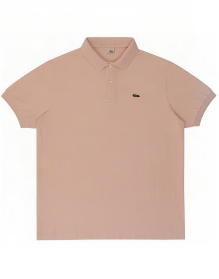 Lacoste Herren-Poloshirt, Größe 5, groß, Rosa