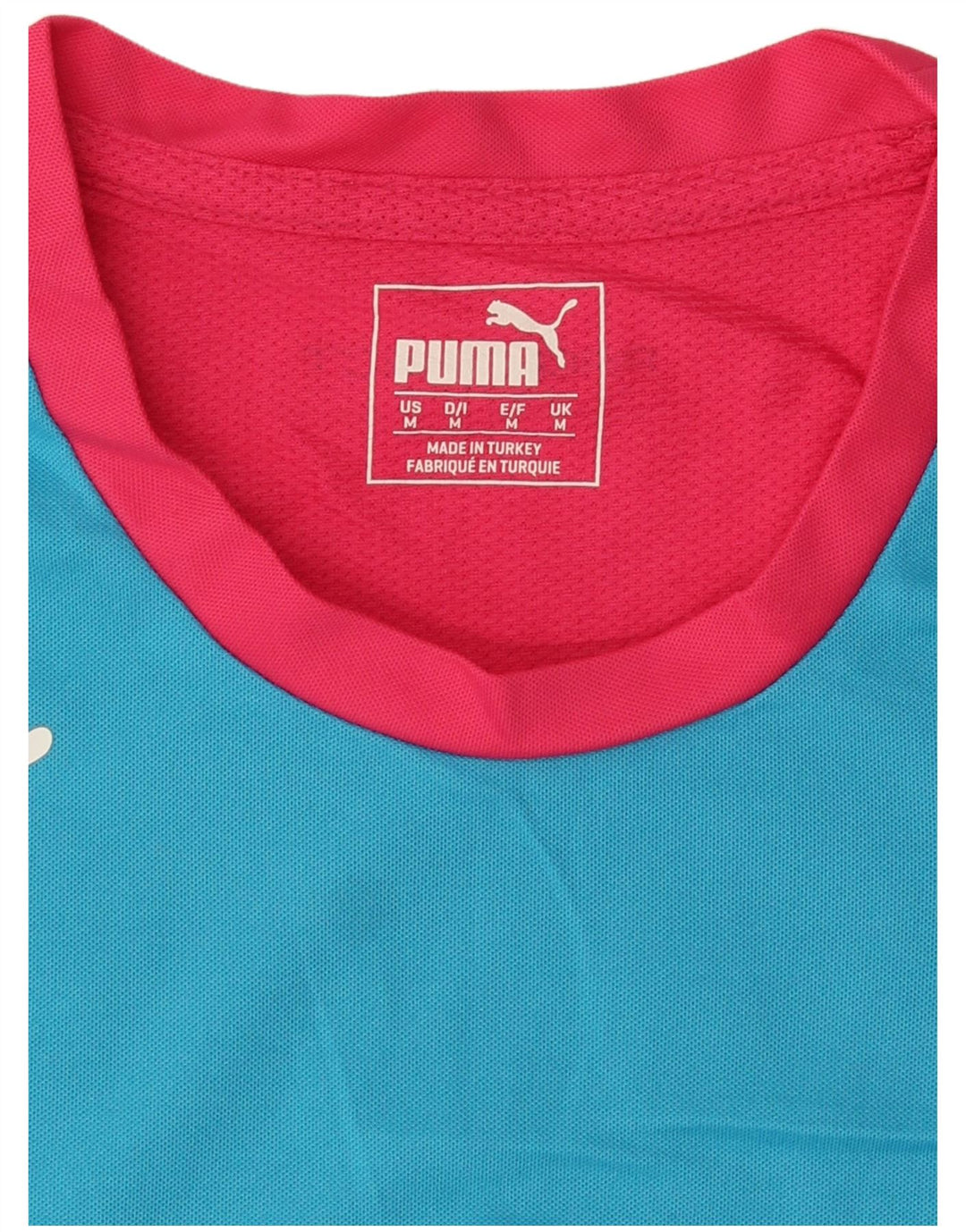 Puma Herren Grafik-T-Shirt-Oberteil Mittelrosa Farbblock