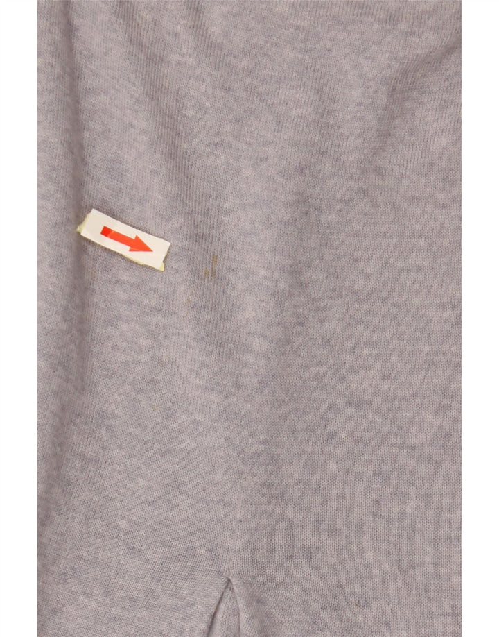 MONSOON Damen-Pullover, lockere Passform, U-Boot-Ausschnitt, UK 14, mittelviolette Wolle