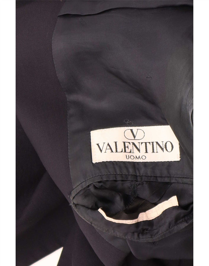 Valentino Herren-Blazer mit 3 Knöpfen, Gr. 40, Marineblau