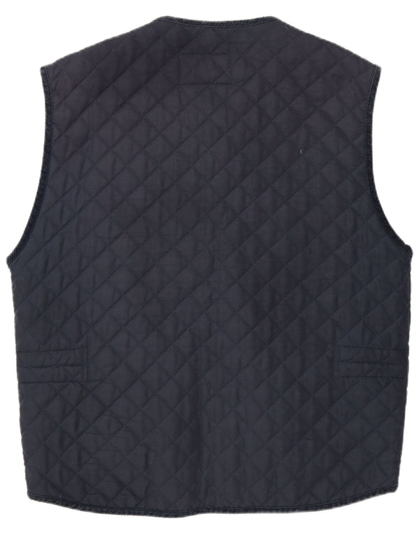 Armata Di Mare Herren Steppweste IT 54 2XL Marineblau Polyester