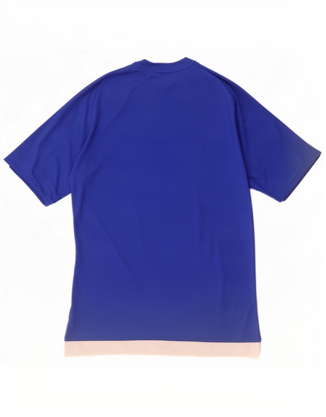 Adidas Herren Climalite T-Shirt Top Small Blau Colourblock Polyester