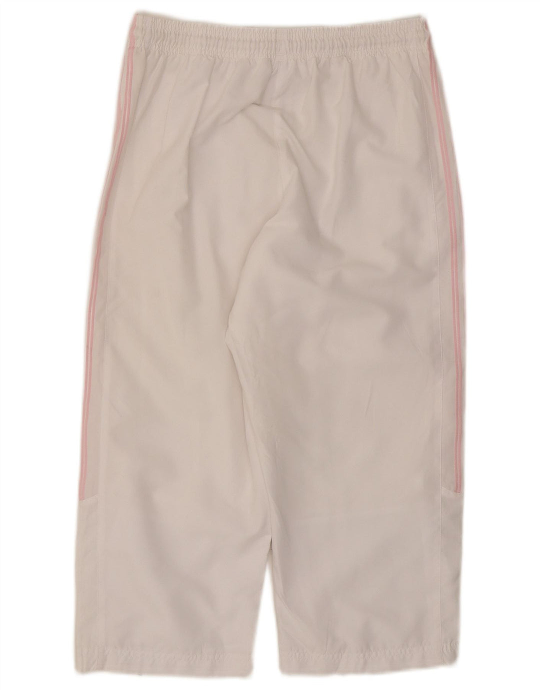Adidas Damen Capri-Trainingshose, UK 12, Mittelweiß, Polyester