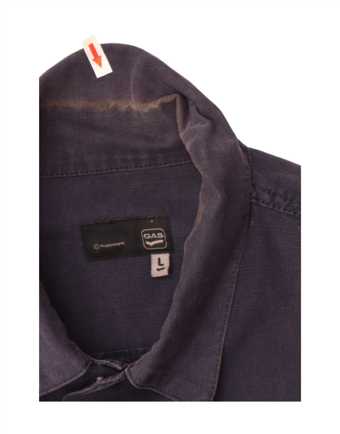 Gas Herren Bomberjacke UK 40 Große marineblaue Baumwolle