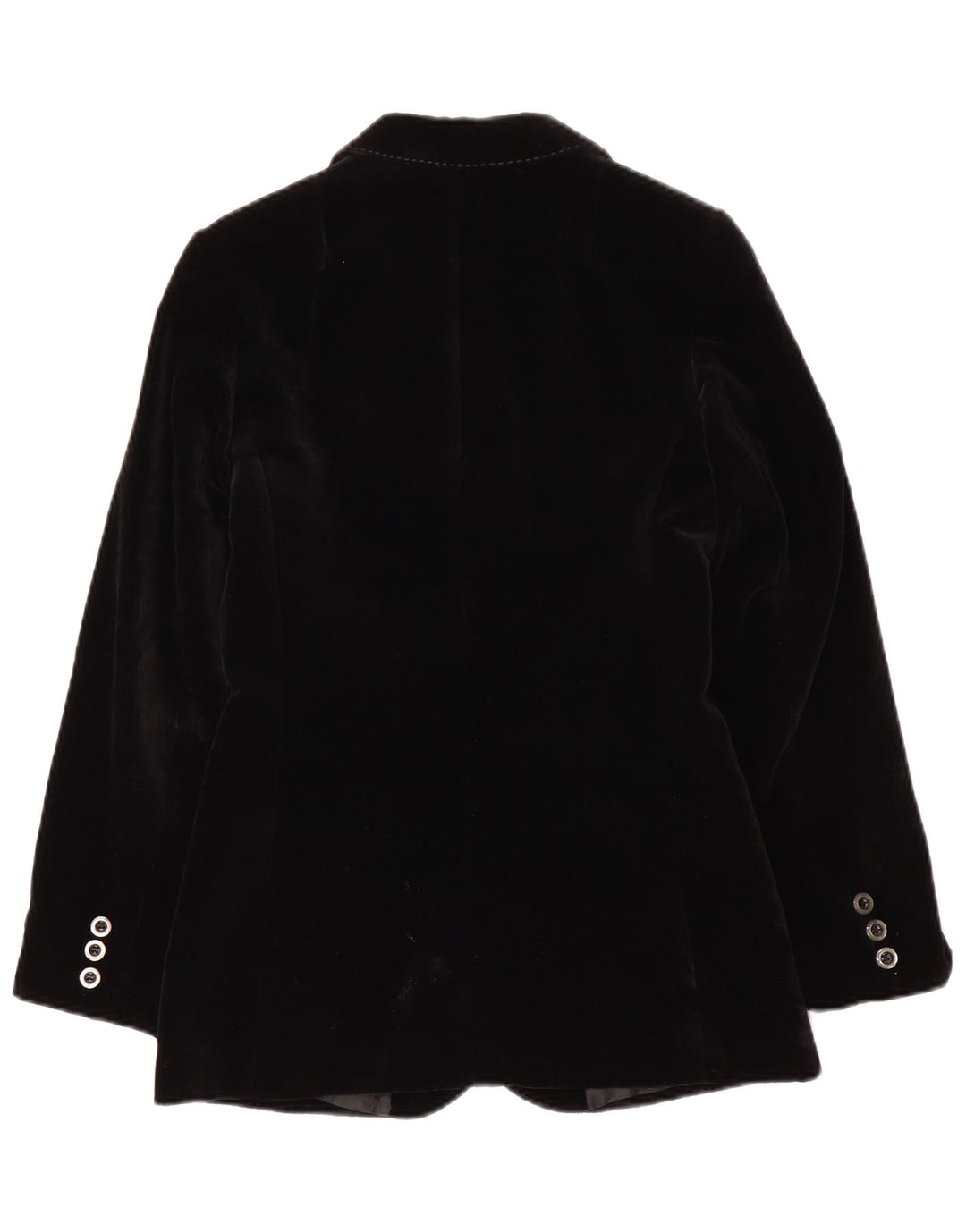 Your Sixth Sense Damen-Blazerjacke aus Samt mit 3 Knöpfen, EU 36, Größe S, Schwarz