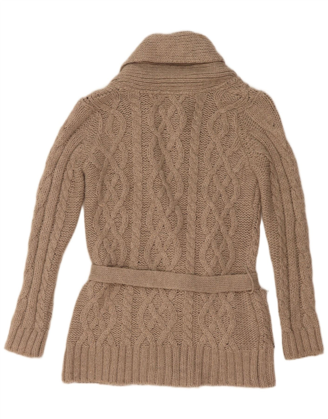 Zara Damen-Cardigan-Pullover UK 10 Small Graues Acryl