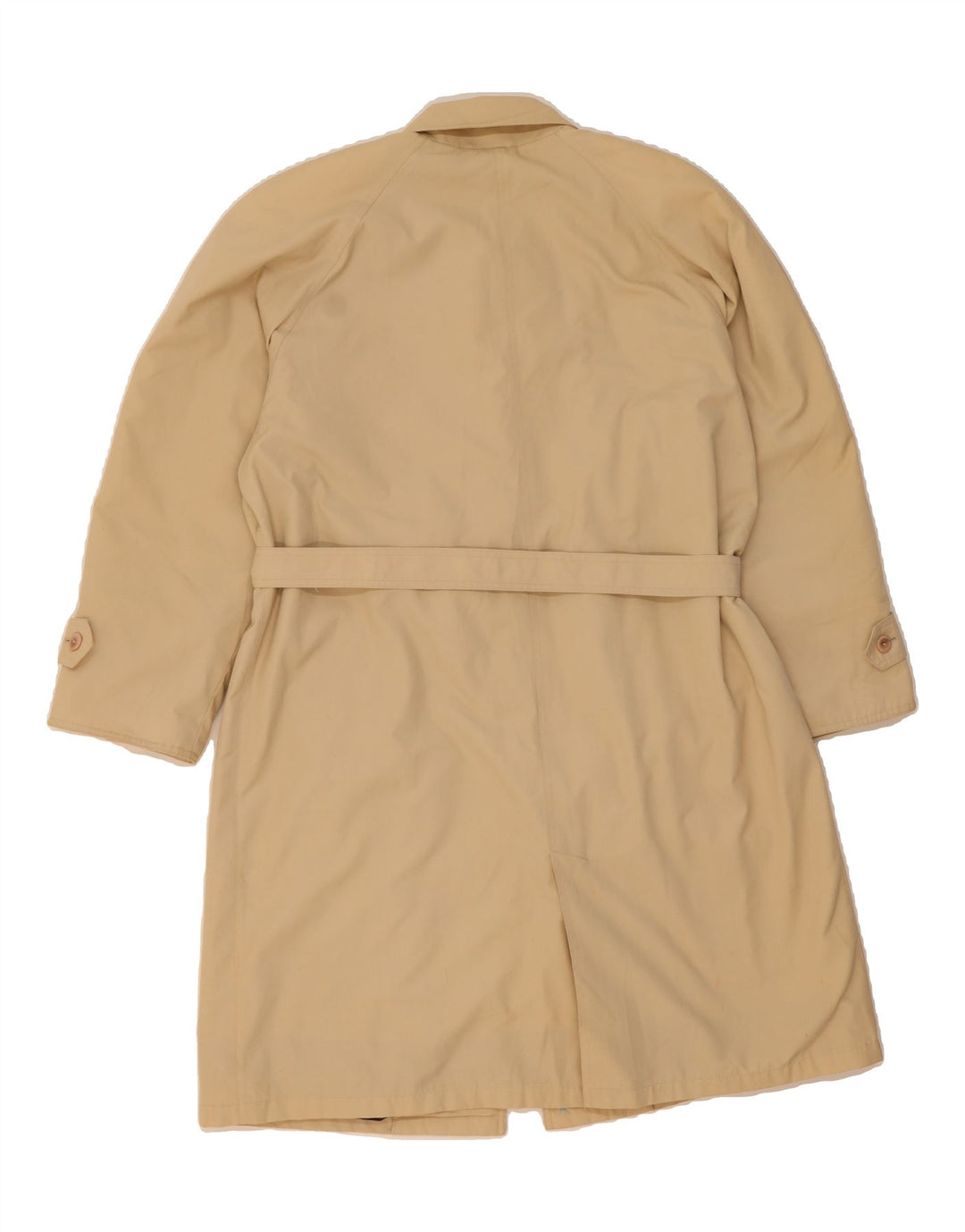 CHARON Womens Overcoat UK 10 Small Beige Polyester Vintage Charon and Second-Hand Charon from Messina Hembry 