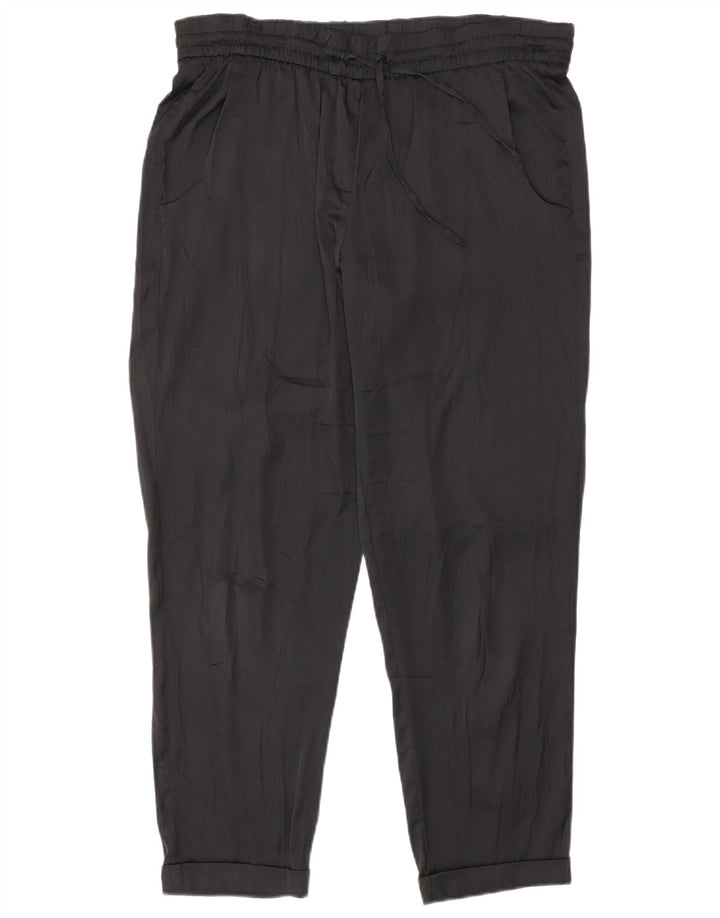 Benetton Damen-Hose, normal, Freizeithose, Größe M, W30, L27, Schwarz, Polyester