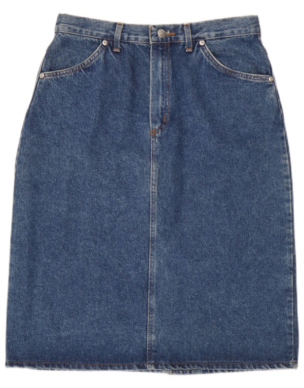 Rifle Damen Jeansrock W32 Große blaue Baumwolle
