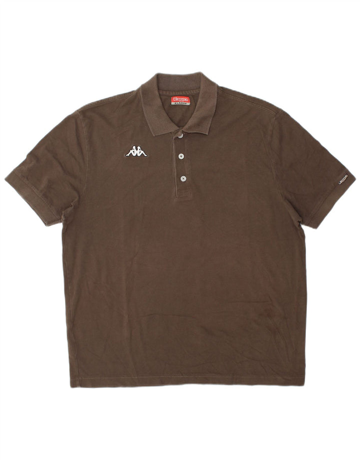 Kappa Herren Poloshirt XL Braun