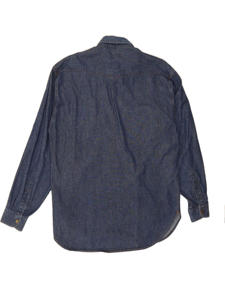 CASUCCI Mens Denim Shirt Small Blue Cotton Vintage Casucci and Second-Hand Casucci from Messina Hembry 