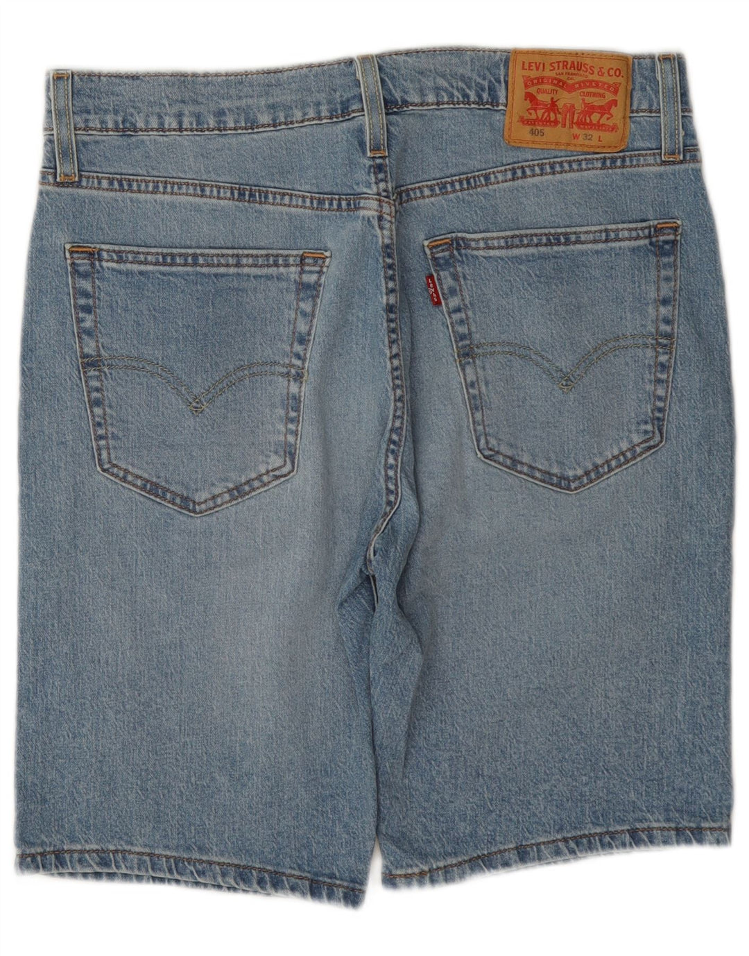 Levi's Herren 405 Denim Shorts W32 mittelblaue Baumwolle