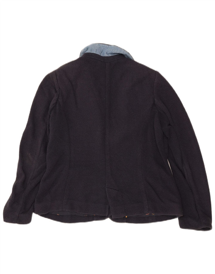 Joules Damen-Blazerjacke mit 2 Knöpfen, UK 12, Mittelmarineblau, Merinowolle