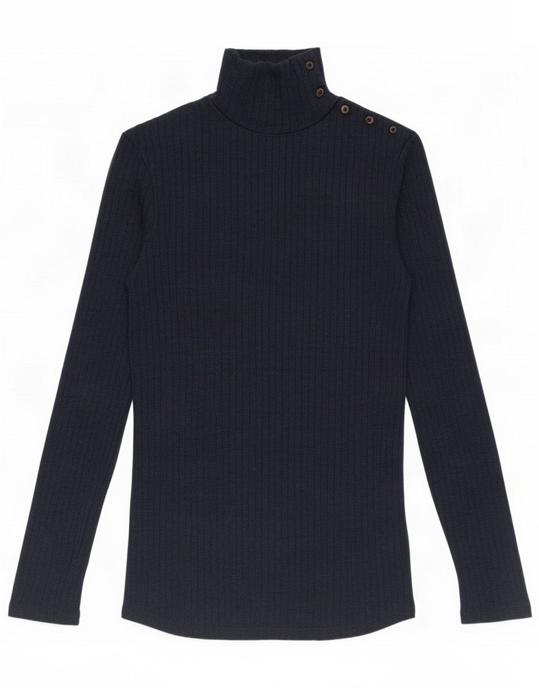 Massimo Dutti Damen Top Langarm UK 14 Medium Navy Blue
