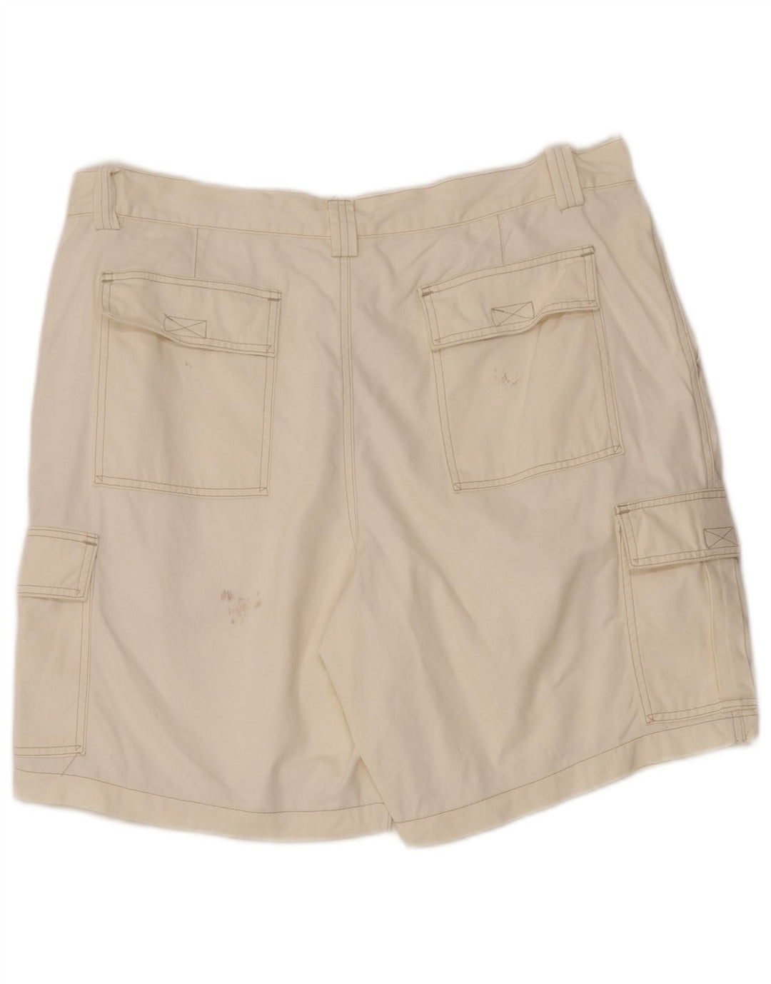 Vintage Herren Cargo Shorts W38 XL Weiße Baumwolle
