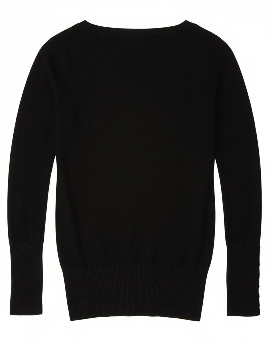 Zara Damen-Cardigan-Pullover UK 10 Small Schwarz Rayon