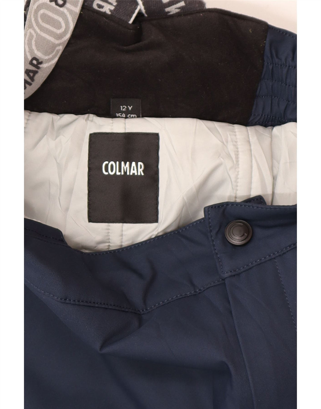 Colmar Skihose für Jungen, 11–12 Jahre, Marineblau, Farbblock