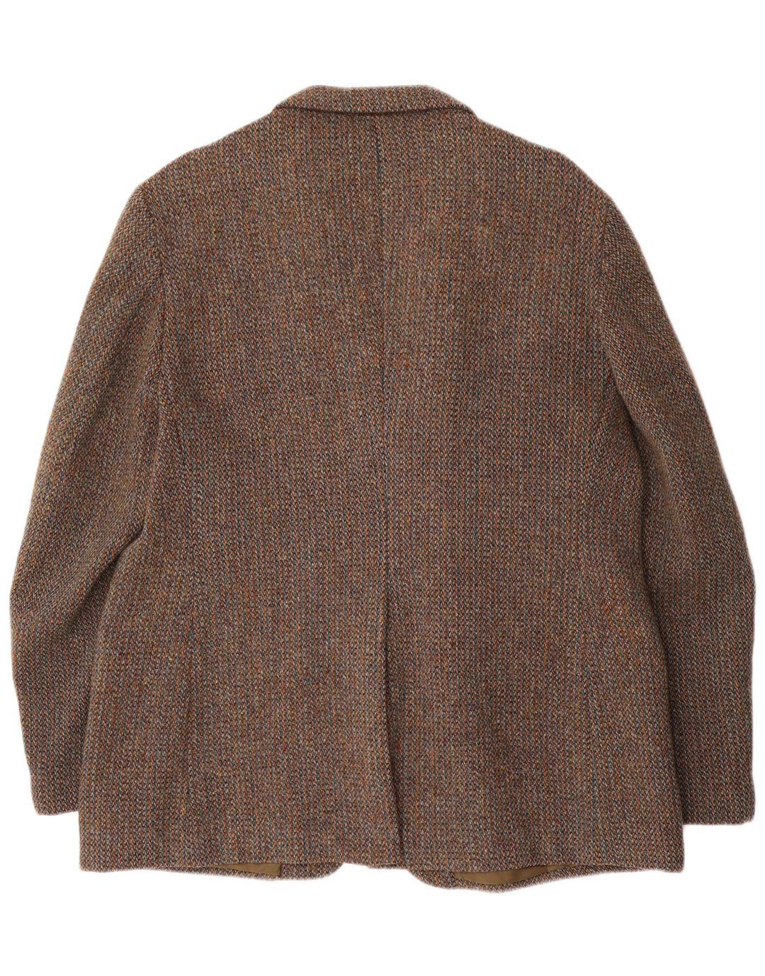 Harris Tweed Herren-Blazer mit 3 Knöpfen, Gr. 40, Braun