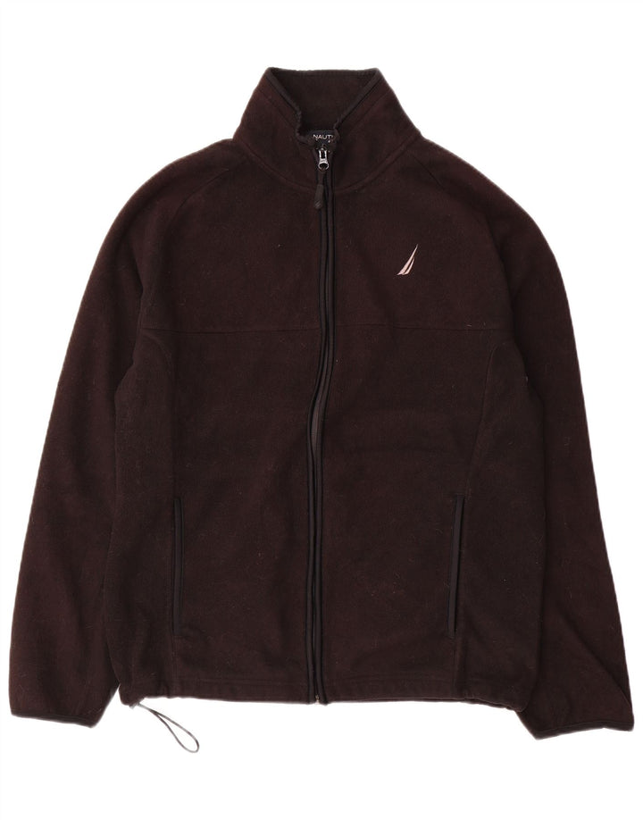 Nautica Herren Fleecejacke UK 38 Medium Schwarz Polyester