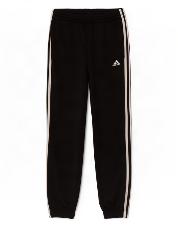 Adidas Jungen-Trainingshose, Jogginghose, 13–14 Jahre, schwarzes Polyester