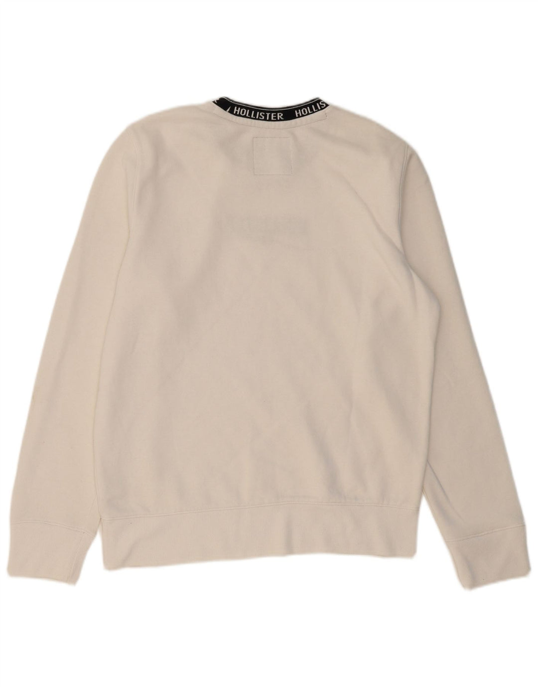 HOLLISTER Herren-Sweatshirt mit Grafik, mittelweiße Baumwolle