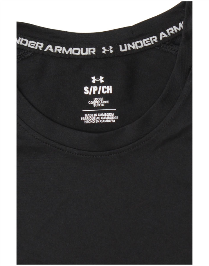 Under Armour Herren T-Shirt Top Small Schwarz Colourblock Polyester