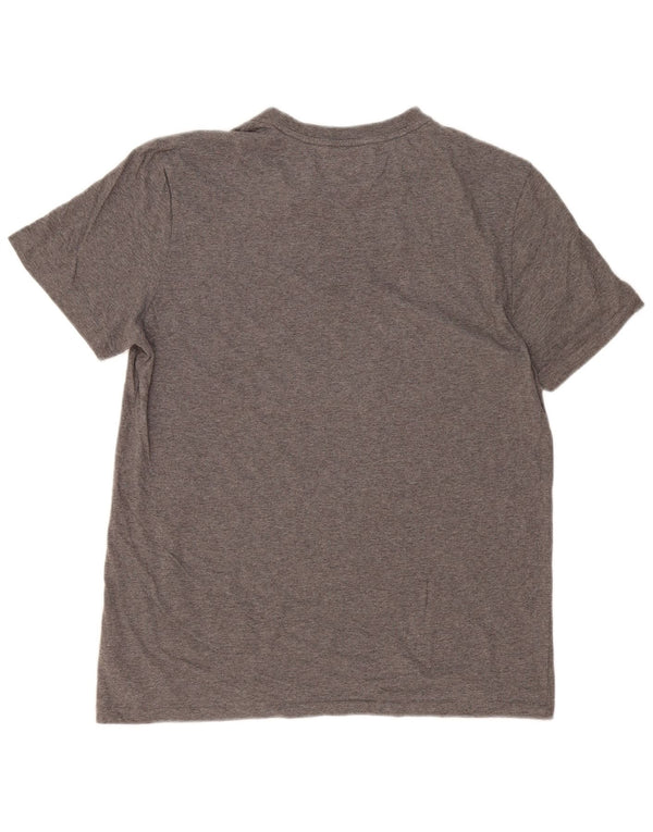 Calvin Klein Herren T-Shirt Top Large Grau Baumwolle