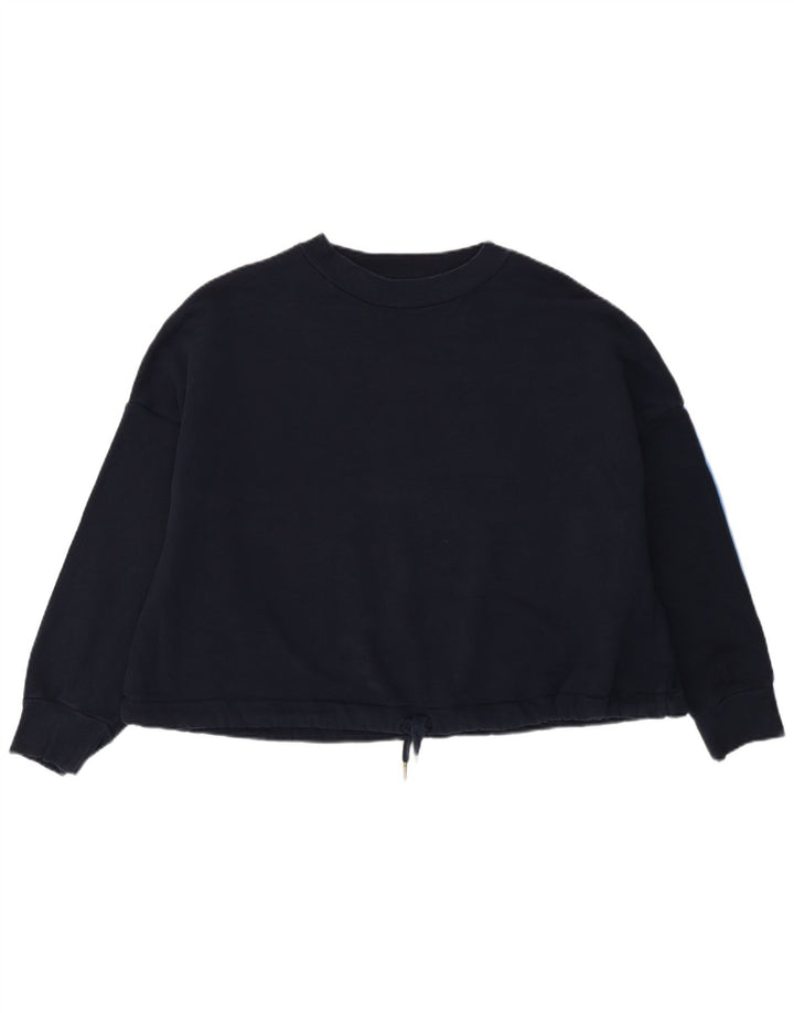 Marks & Spencer übergroßer Damen-Sweatshirt-Pullover, Gr. 14, mittleres Marineblau