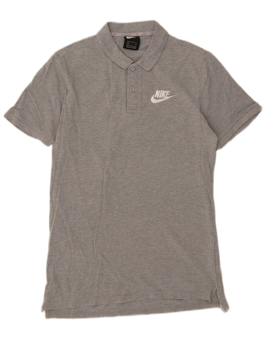Nike Herren-Poloshirt, klein, graue Baumwolle