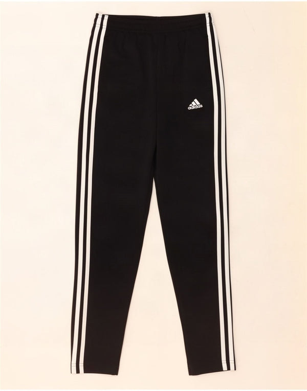 Adidas Girls Aeroready Tracksuit Trousers 11-12 Years Black Polyester