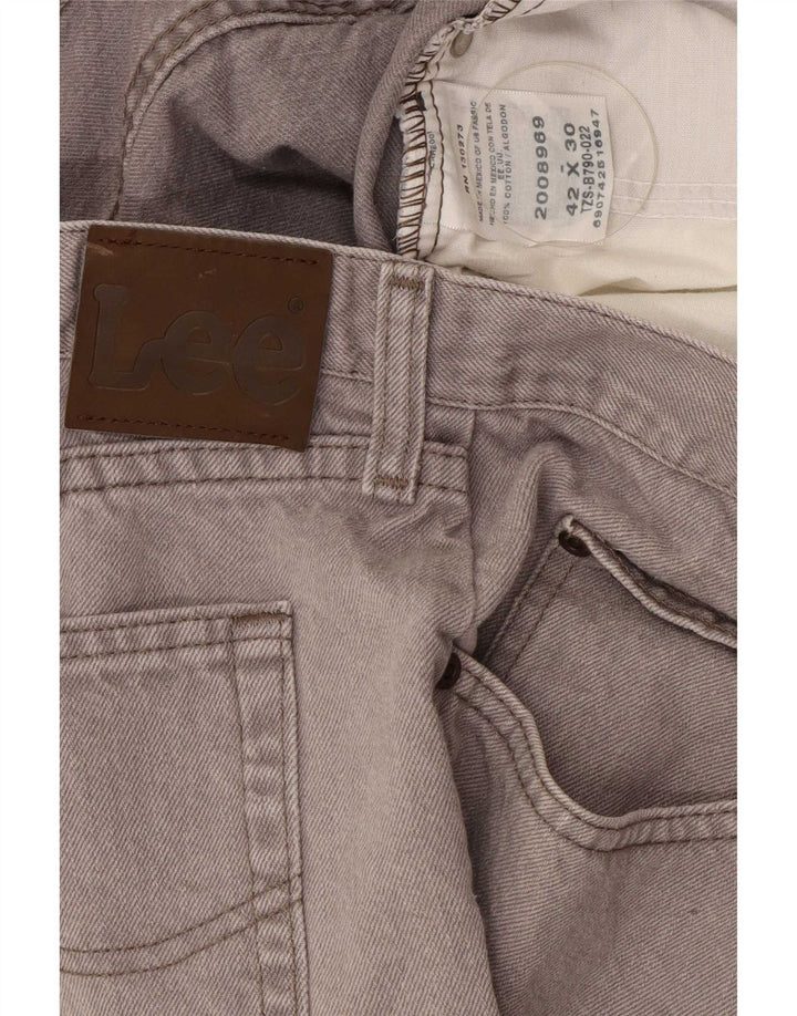 Lee Herren-Jeans mit normaler Passform, gerade Passform, W42, L30, graue Baumwolle