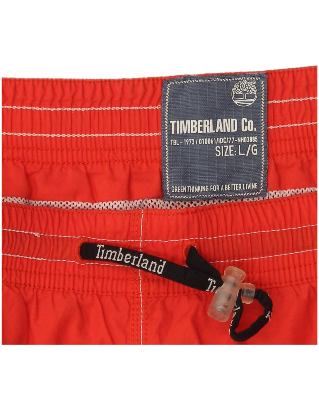 Timberland Herren Badeshorts mit Grafik, Größe L, Orange