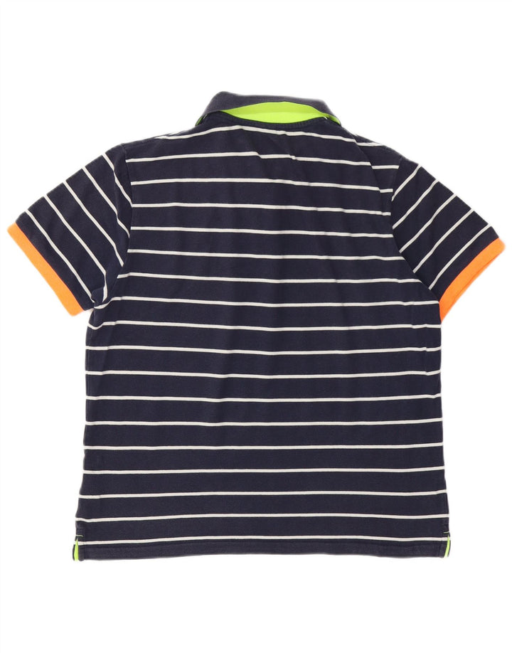 North Sails Herren-Poloshirt, klein, marineblau, gestreift, Baumwolle