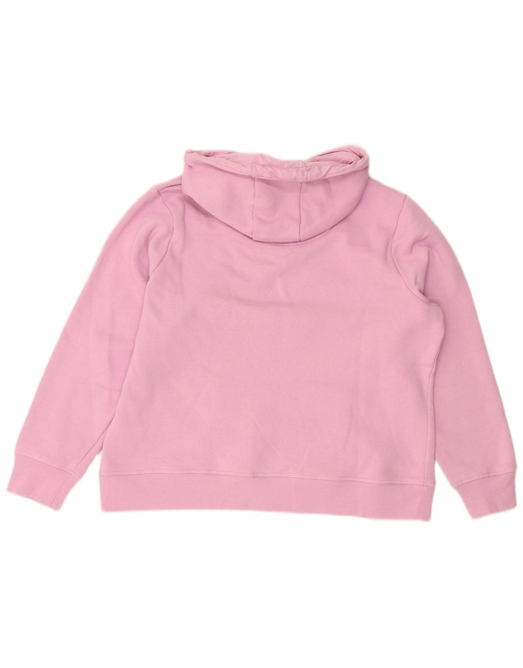 CREW CLOTHING Damen Crop Hoodie Pullover UK 18 XL Rosa Baumwolle