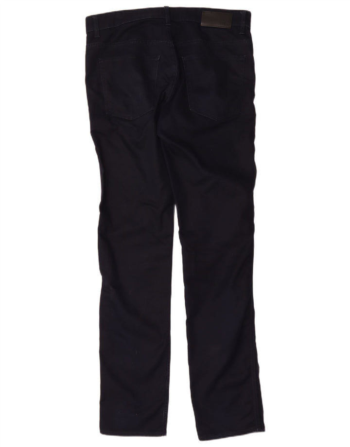 Hugo Boss Herren Slim Jeans W34 L34 Marineblaue Baumwolle