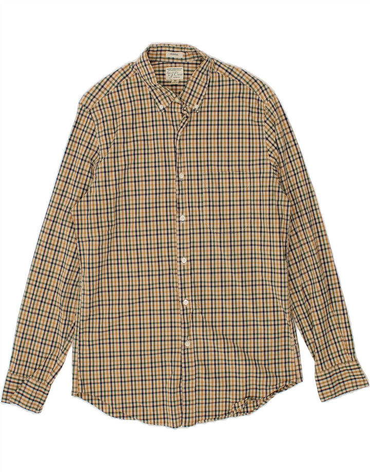 J. CREW Mens Classic Shirt Medium Multicoloured Check Vintage J. Crew and Second-Hand J. Crew from Messina Hembry 