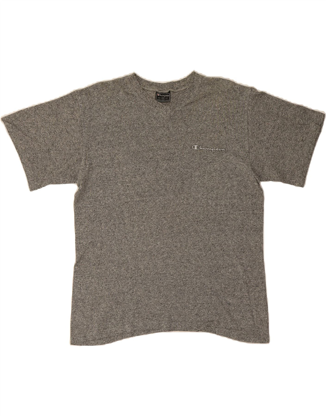 CHAMPION Mens T-Shirt Top Medium Grey Flecked Cotton Vintage Champion and Second-Hand Champion from Messina Hembry 