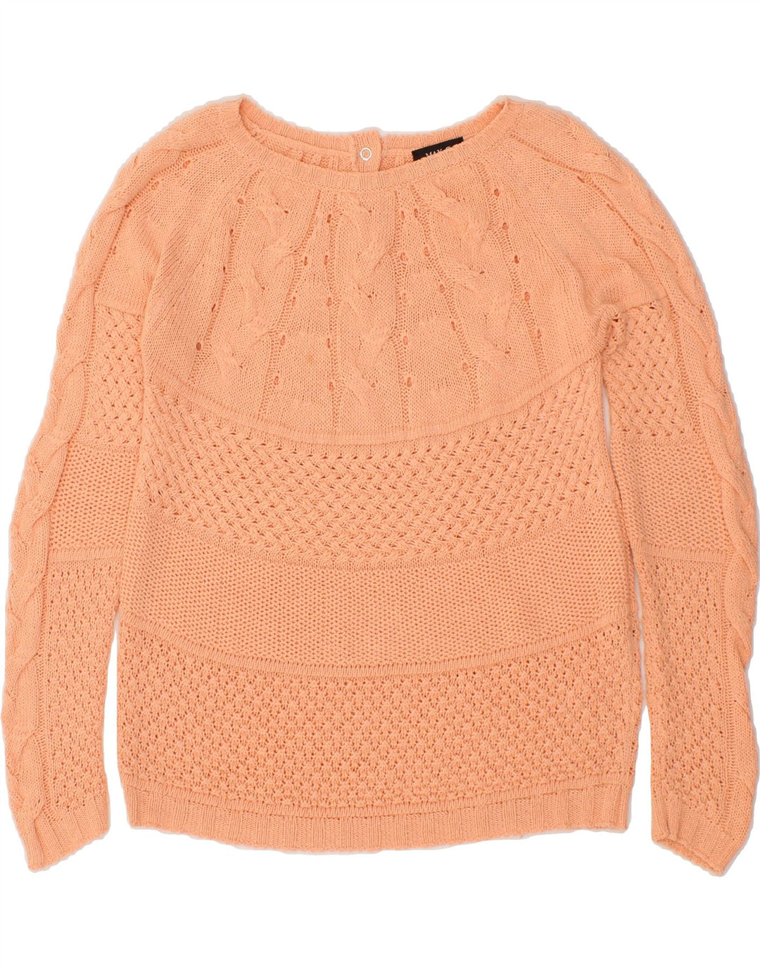 MAX&CO. Womens Boat Neck Jumper Sweater UK 10 Small Pink Vintage Max&Co. and Second-Hand Max&Co. from Messina Hembry 