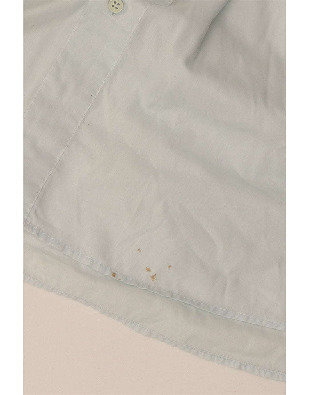 POP 84 Herren-Kurzarmhemd aus mittelblauer Baumwolle