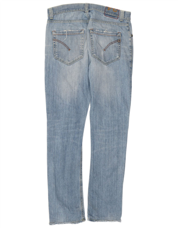 Dondup Herren Distressed Slim Jeans W34 L32 Blau