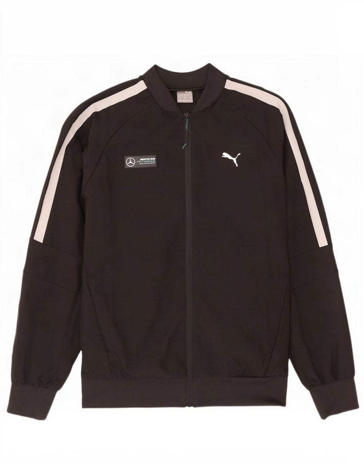 Puma Herren Mercedes AMG Petronas Trainingsanzug Top Jacke Medium Schwarz