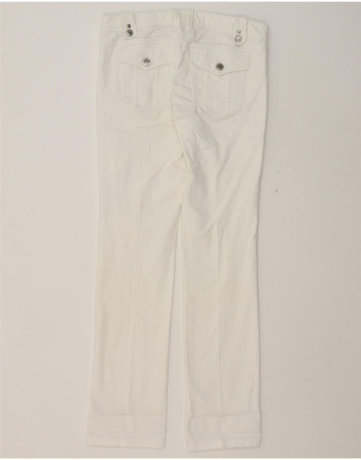 MASSIMO DUTTI Womens Slim Jeans EU 40 Medium W34 L34 White Cotton Vintage Massimo Dutti and Second-Hand Massimo Dutti from Messina Hembry 