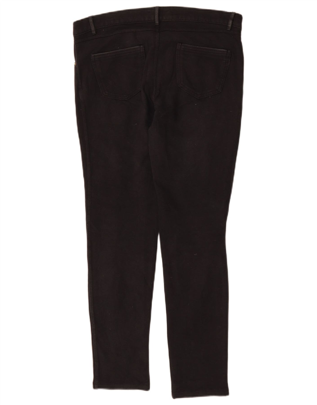 Schmale Freizeithose für Damen von Zara, mittelgroß, W28, L26, schwarze Baumwolle