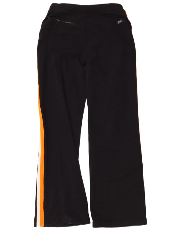 Ellesse Damen-Trainingshose, UK 12, Mittelschwarz, Colourblock-Baumwolle