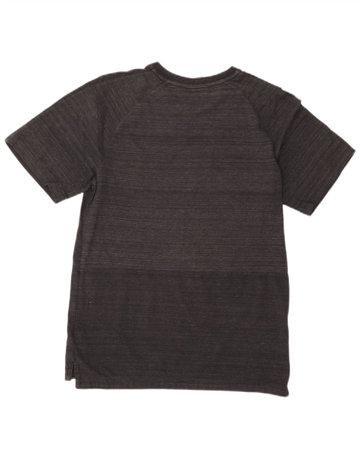 Nike Herren-T-Shirt, klein, graue Nadelstreifen-Baumwolle