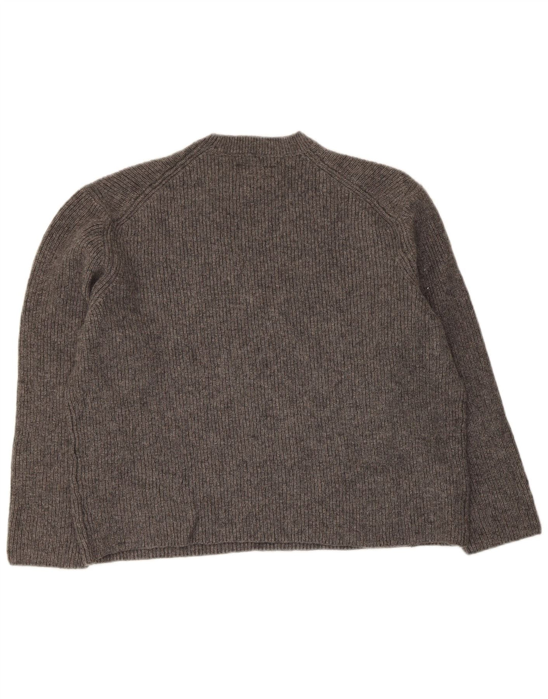 All Saints Damen-Pullover, übergroß, Rundhalsausschnitt, UK 14, mittelgraue Wolle