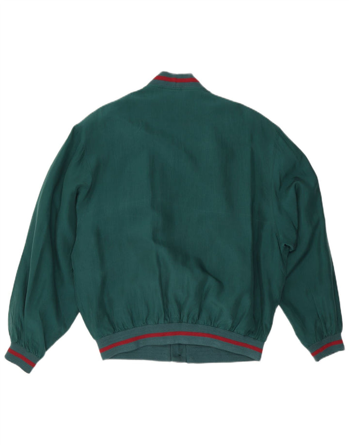 Paul & Shark Herren Yachting Bomberjacke UK 38 Mittelgrüne Seide